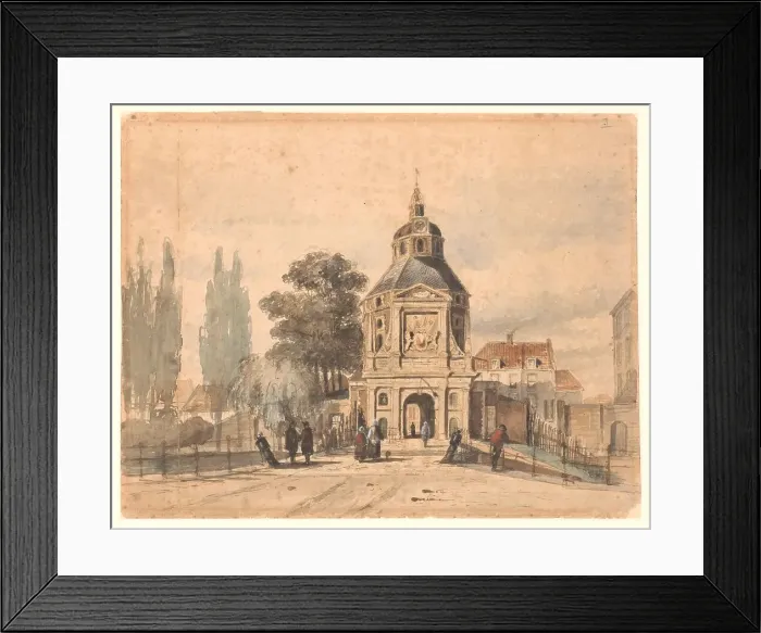 Framed Print : Wittevrouwenpoort in Utrecht, c.1827-1891. Creator: Johannes Bosboom Framed Print : Wittevrouwenpoort in Utrecht, c.1827-1891. Creator: Johannes Bosboom