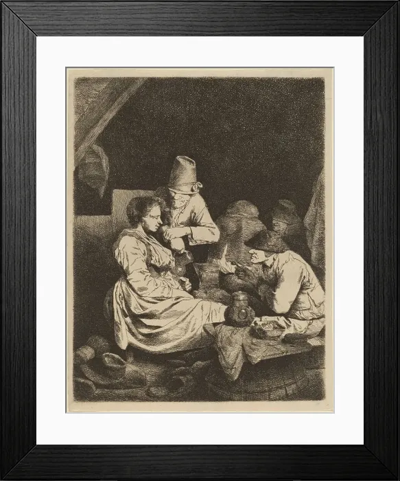 Framed Print : The Inn. Creator: Cornelis Bega Framed Print : The Inn. Creator: Cornelis Bega