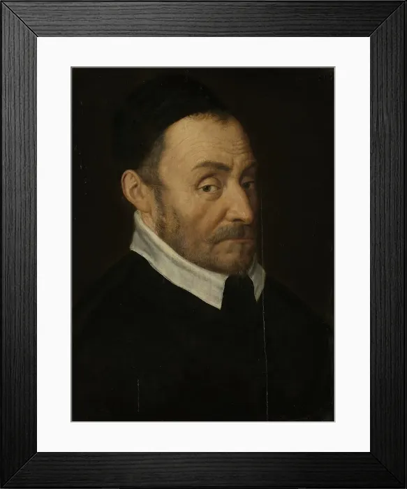 Framed Print : Portrait of William I. Prince of Orange, called William the Silent, 1582-1592. Creator: Circle of Dirck Barendsz Framed Print : Portrait of William I. Prince of Orange, called William the Silent, 1582-1592. Creator: Circle of Dirck Barendsz