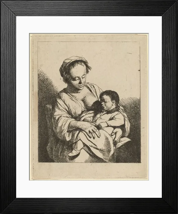 Framed Print : The Mother. Creator: Cornelis Bega Framed Print : The Mother. Creator: Cornelis Bega