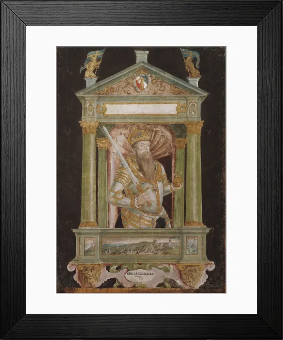 Framed Print : Gustav I, 1496-1560, King of Sweden, c16th century. Creator: Johan Baptista van Uther Framed Print : Gustav I, 1496-1560, King of Sweden, c16th century. Creator: Johan Baptista van Uther