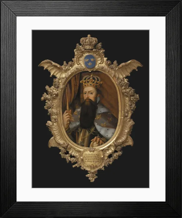 Framed Print : Gustav I, 1497-1560, King of Sweden, c16th century. Creator: Anon Framed Print : Gustav I, 1497-1560, King of Sweden, c16th century. Creator: Anon