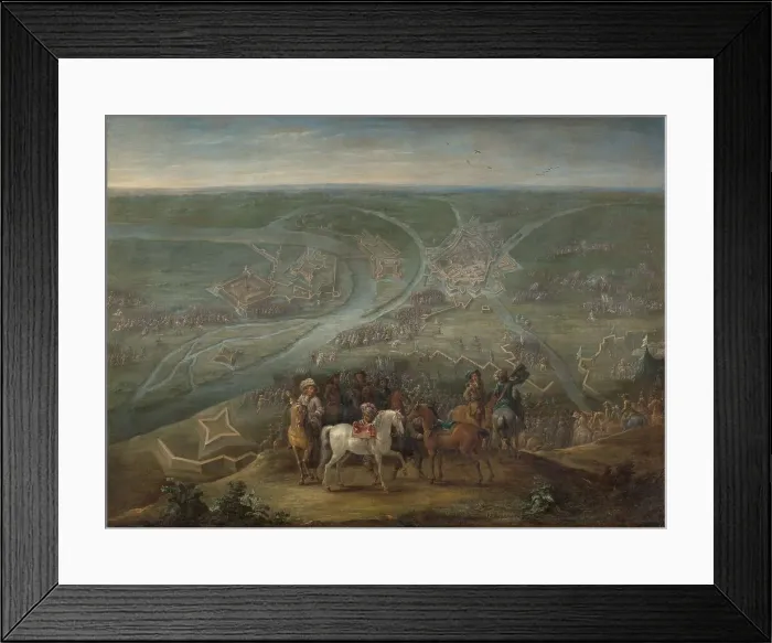 Framed Print : French Commanders at the Siege of Rheinberg, 1672, c.1675. Creator: Lambert de Hondt II Framed Print : French Commanders at the Siege of Rheinberg, 1672, c.1675. Creator: Lambert de Hondt II