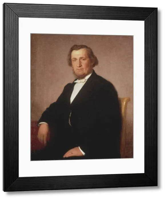 Framed Print : A.O. Wallenberg, 1816-86. Creator: Uno Troili Framed Print : A.O. Wallenberg, 1816-86. Creator: Uno Troili