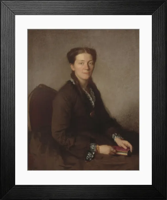 Framed Print : Mrs. Anna Wallenberg, 1838-1910, nee von Sydow, 1870. Creator: Uno Troili Framed Print : Mrs. Anna Wallenberg, 1838-1910, nee von Sydow, 1870. Creator: Uno Troili