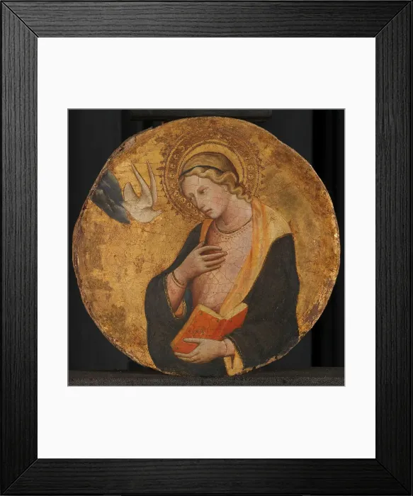 Framed Print : Virgin Annunciate, c.1392-c.1412. Creator: Lorenzo di Niccolo Framed Print : Virgin Annunciate, c.1392-c.1412. Creator: Lorenzo di Niccolo