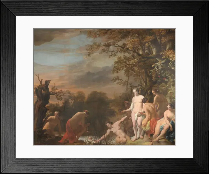 Framed Print : Pharoah's Daughter Discovers Moses in the Rush Basket, 1660-1663. Creator: Ferdinand Bol Framed Print : Pharoah's Daughter Discovers Moses in the Rush Basket, 1660-1663. Creator: Ferdinand Bol