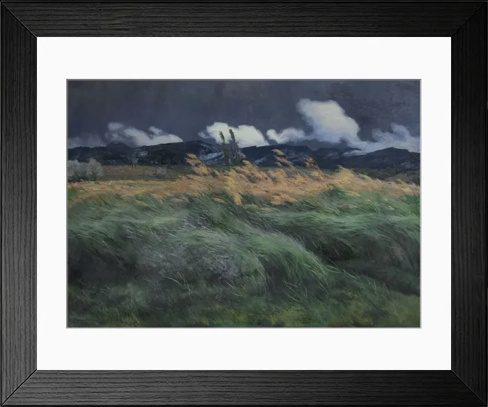 Framed Print : Landscape, 1895-1905. Creator: Louis Patru Framed Print : Landscape, 1895-1905. Creator: Louis Patru