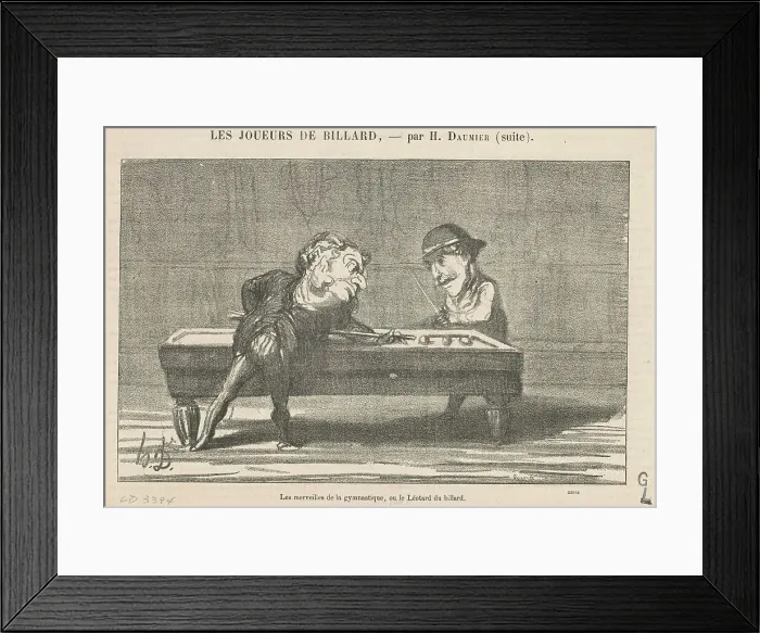 Framed Print : Les merveilles de la gymnastique... 19th century. Creator: Honore Daumier Framed Print : Les merveilles de la gymnastique... 19th century. Creator: Honore Daumier