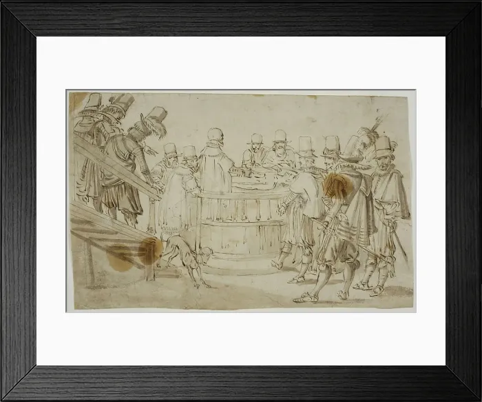 Framed Print : Anatomy lesson. Creator: Willem Pietersz. Buytewech Framed Print : Anatomy lesson. Creator: Willem Pietersz. Buytewech
