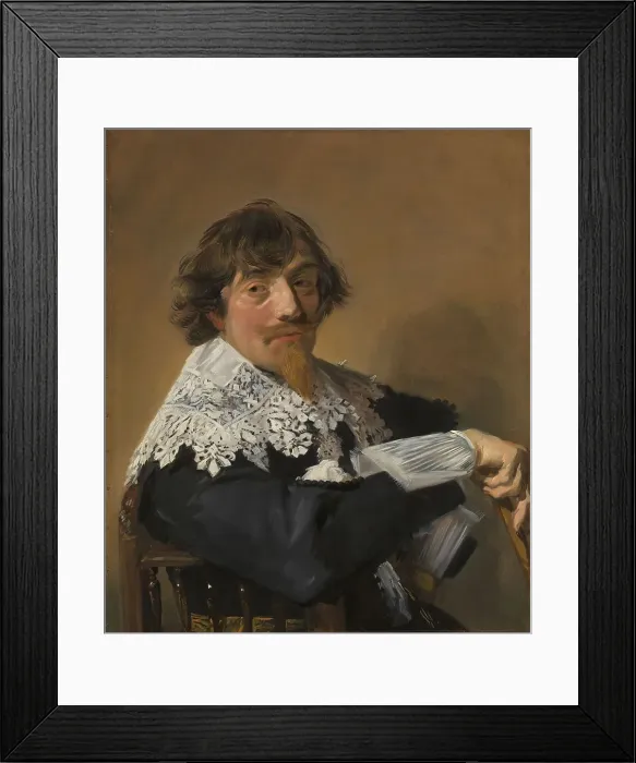 Framed Print : Portrait of a Man, c.1635. Creator: Frans Hals Framed Print : Portrait of a Man, c.1635. Creator: Frans Hals