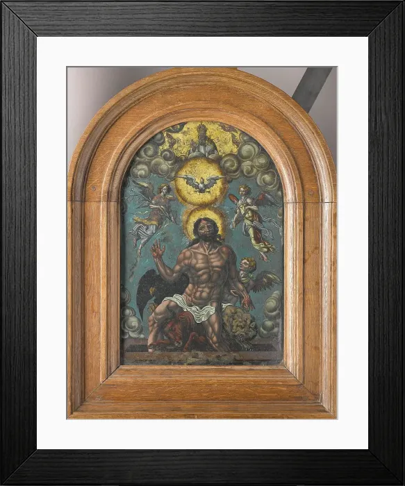Framed Print : The Holy Trinity, c.1550-c.1574. Creator: Unknown Framed Print : The Holy Trinity, c.1550-c.1574. Creator: Unknown