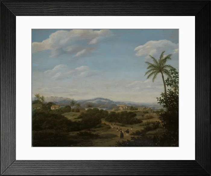 Framed Print : Brazilian Landscape, 1670-1680. Creator: Frans Post Framed Print : Brazilian Landscape, 1670-1680. Creator: Frans Post
