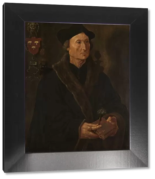 Portrait of Johannes Colmannus, Rector of the Convent of St. Agatha at Delft, c.1538-c.1540. Creator: Maerten van Heemskerck