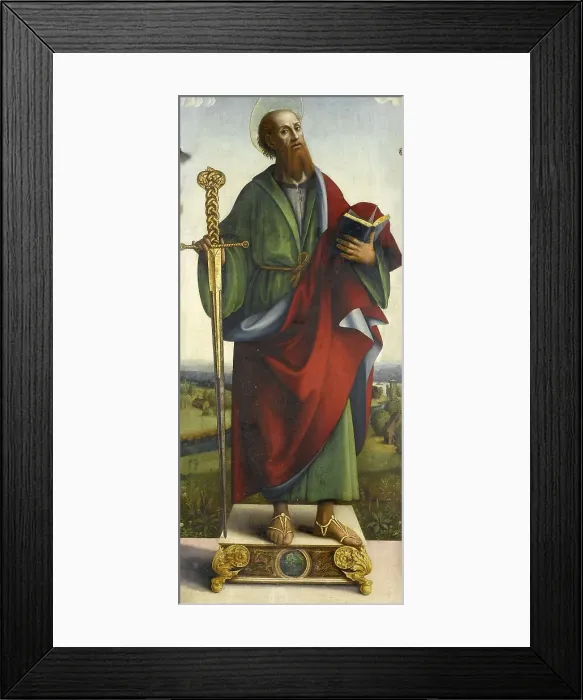 Framed Print : Saint Paul, 1490-1527. Creator: Macrino d'Alba Framed Print : Saint Paul, 1490-1527. Creator: Macrino d'Alba