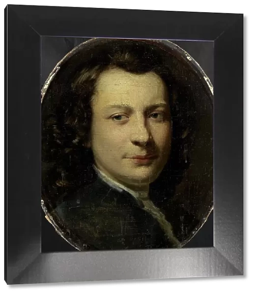 Portrait of George van der Myn, Painter, 1750-1763. Creator: Frans van der Mijn