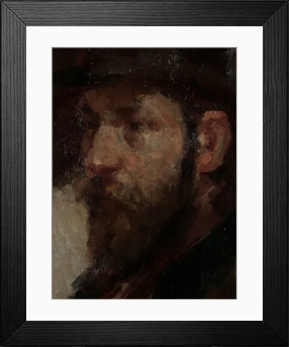 Framed Print : Portrait of the Art Dealer E.J. van Wisselingh, c.1880-c.1912. Creator: Marius van der Maarel Framed Print : Portrait of the Art Dealer E.J. van Wisselingh, c.1880-c.1912. Creator: Marius van der Maarel