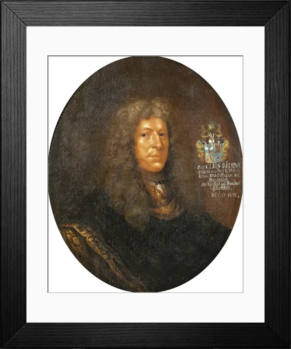 Framed Print : Claes Rålamb, 1622-1698, cropped. Creator: David Klocker Ehrenstrahl Framed Print : Claes Rålamb, 1622-1698, cropped. Creator: David Klocker Ehrenstrahl