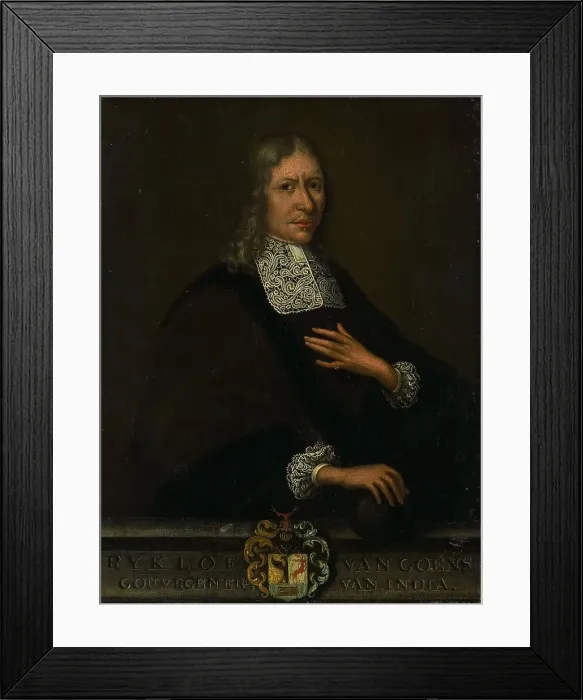 Framed Print : Portrait of Rycklof van Goens, Governor-General of the Dutch East India Company, 1750-1800. Creator: Unknown Framed Print : Portrait of Rycklof van Goens, Governor-General of the Dutch East India Company, 1750-1800. Creator: Unknown