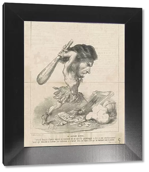 J. Martial Bineau (2nd Plate), 19th century. Creator: Honore Daumier