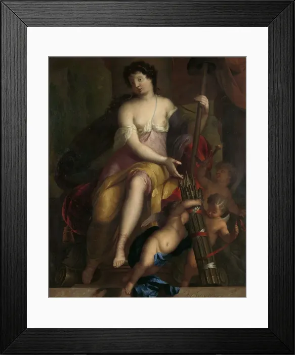 Framed Print : Allegory of freedom, 1701. Creator: Mattheus Terwesten Framed Print : Allegory of freedom, 1701. Creator: Mattheus Terwesten