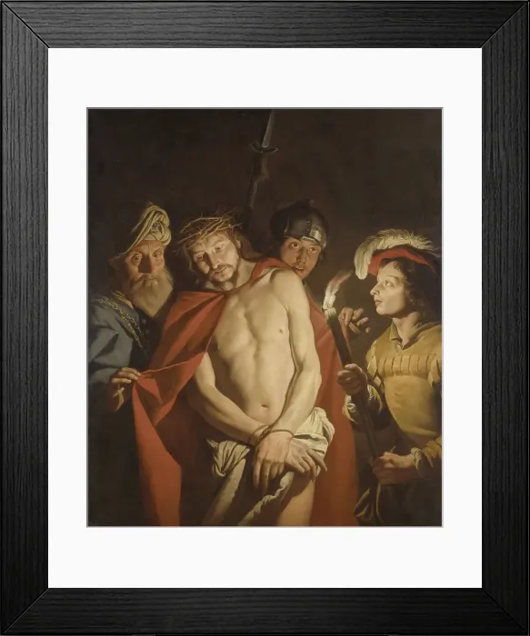 Framed Print : Ecce Homo, 1630-1650. Creator: Matthias Stomer Framed Print : Ecce Homo, 1630-1650. Creator: Matthias Stomer