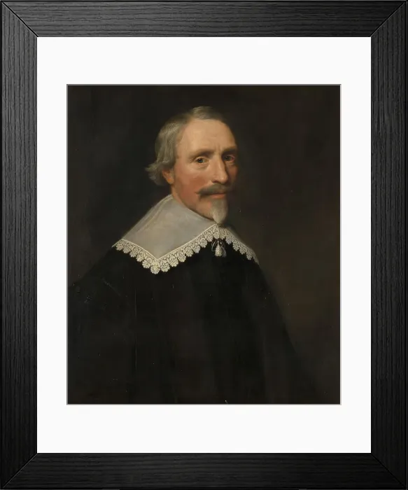 Framed Print : Portrait of Jacob Cats (1577-1660), 1639. Creator: Michiel van Mierevelt Framed Print : Portrait of Jacob Cats (1577-1660), 1639. Creator: Michiel van Mierevelt