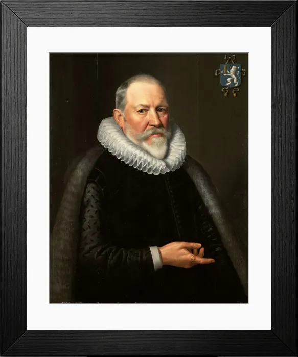 Framed Print : Portrait of Maerten Ruychaver (1545-1626), after 1653. Creator: Unknown Framed Print : Portrait of Maerten Ruychaver (1545-1626), after 1653. Creator: Unknown