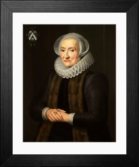 Framed Print : Portrait of Alid van der Laen (1542-1626), after 1653. Creator: Unknown Framed Print : Portrait of Alid van der Laen (1542-1626), after 1653. Creator: Unknown