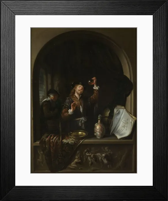 Framed Print : The Doctor, 1650-1669. Creator: Unknown Framed Print : The Doctor, 1650-1669. Creator: Unknown