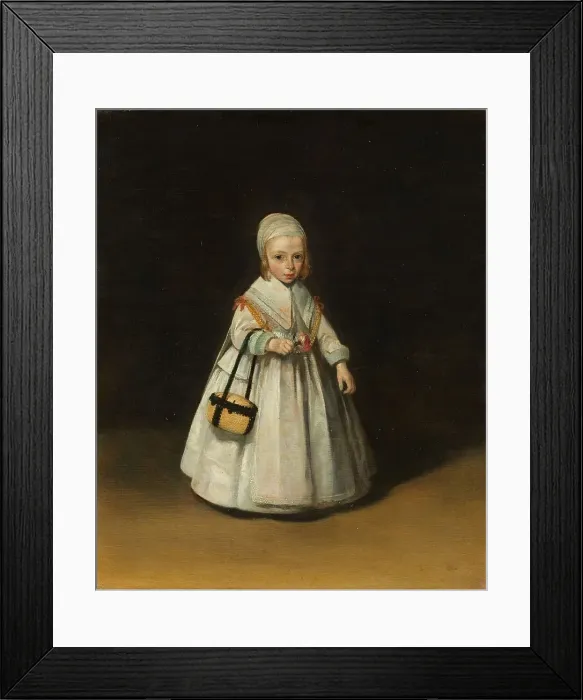 Framed Print : Helena van der Schalcke, c.1648. Creator: Gerard Terborch II Framed Print : Helena van der Schalcke, c.1648. Creator: Gerard Terborch II