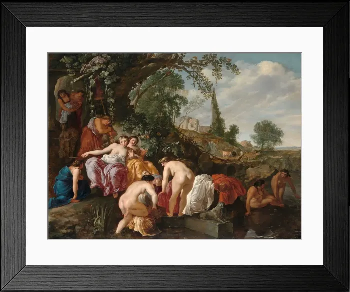 Framed Print : The Finding of Moses, c.1625-c.1627. Creator: Moses van Wtenbrouck Framed Print : The Finding of Moses, c.1625-c.1627. Creator: Moses van Wtenbrouck