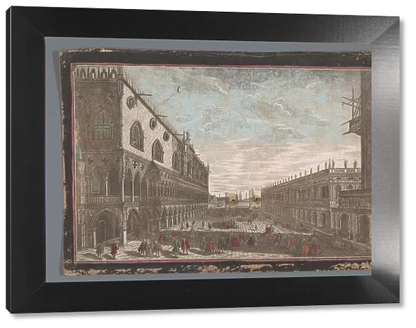 View of the San Marco square in Venice, 1700-1799. Creator: Anon
