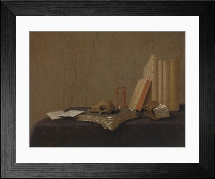 Framed Print : Vanitas Still Life, 1658-1697. Creator: Gerrit van Vucht Framed Print : Vanitas Still Life, 1658-1697. Creator: Gerrit van Vucht