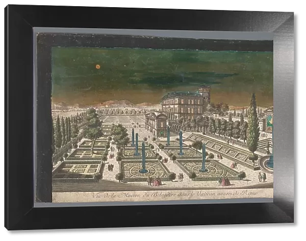 View of the Giardini Vaticani in Vatican City, 1700-1799. Creator: Anon