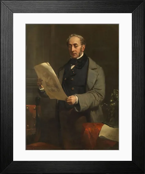 Framed Print : Portrait of Jacob de Vos Jacobszoon (1803-1878). Amsterdam Art Collector and Owner of the Historical Creator: Nicolaas Pieneman Framed Print : Portrait of Jacob de Vos Jacobszoon (1803-1878). Amsterdam Art Collector and Owner of the Historical Creator: Nicolaas Pieneman