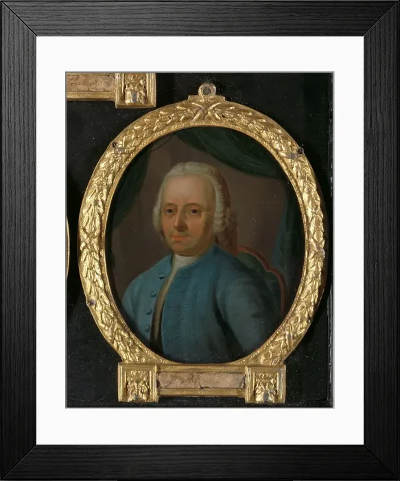 Framed Print : Portrait of Joannes Badon, Poet from Vlaardingen, 1732-1771. Creator: Nicolaas Reyers Framed Print : Portrait of Joannes Badon, Poet from Vlaardingen, 1732-1771. Creator: Nicolaas Reyers
