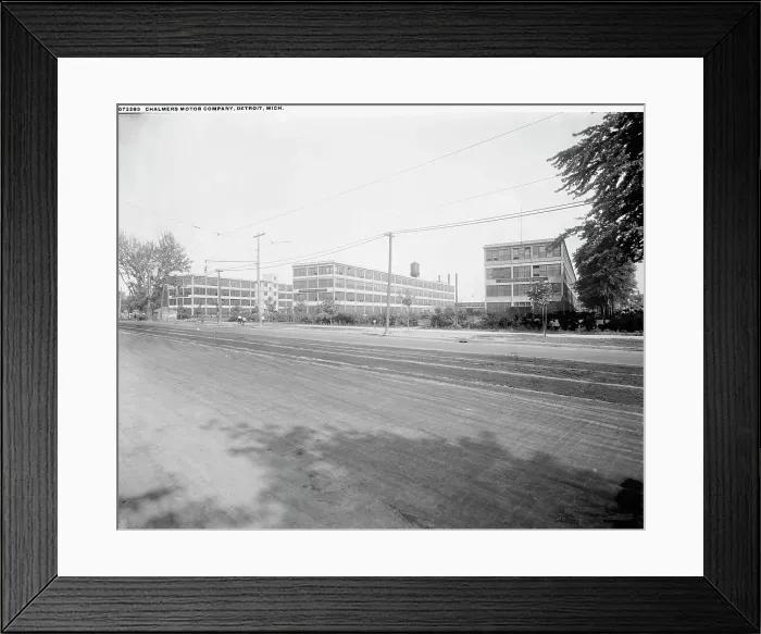 Framed Print : Chalmers Motor Company, Detroit, Mich. between 1908 and 1920. Creator: Unknown Framed Print : Chalmers Motor Company, Detroit, Mich. between 1908 and 1920. Creator: Unknown
