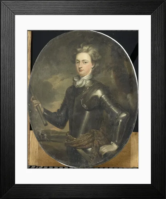 Framed Print : Portrait of the first Earl of Albemarle, 1697. Creator: Unknown Framed Print : Portrait of the first Earl of Albemarle, 1697. Creator: Unknown