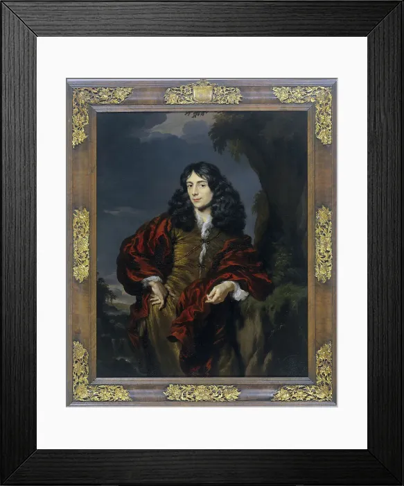 Framed Print : Portrait of a young man, possibly Simon van Alphen (1650-1730), 1675-1685. Creator: Nicolaes Maes Framed Print : Portrait of a young man, possibly Simon van Alphen (1650-1730), 1675-1685. Creator: Nicolaes Maes