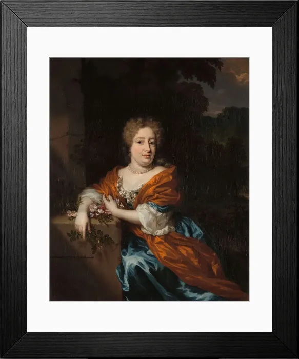 Framed Print : Portrait of Petronella Dunois, 1677-1685. Creator: Nicolaes Maes Framed Print : Portrait of Petronella Dunois, 1677-1685. Creator: Nicolaes Maes
