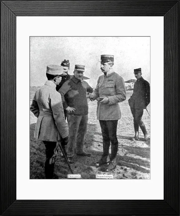 Framed Print : Quelques AS'; Lieutenant Daucourt et capitaine de Beauchamps, 1916. Creator: Unknown. Quelques AS'; Lieutenant Daucourt et capitaine de Beauchamps, 1916. Creator: Unknown Framed Print : Quelques AS'; Lieutenant Daucourt et capitaine de Beauchamps, 1916. Creator: Unknown. Quelques AS'; Lieutenant Daucourt et capitaine de Beauchamps, 1916. Creator: Unknown