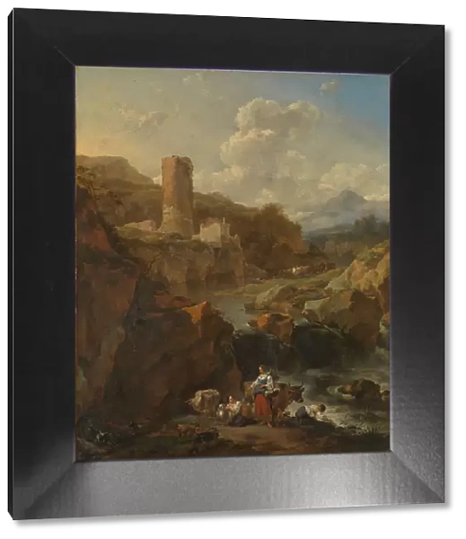 Italian Landscape, 1656. Creator: Nicolaes Berchem