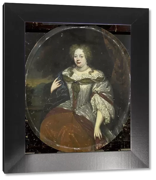 Portrait of Frouck, Baroness van Aylva, Wife of Hans Willem van Aylva after 1658, 1693-1717. Creator: Hendrik de Valk