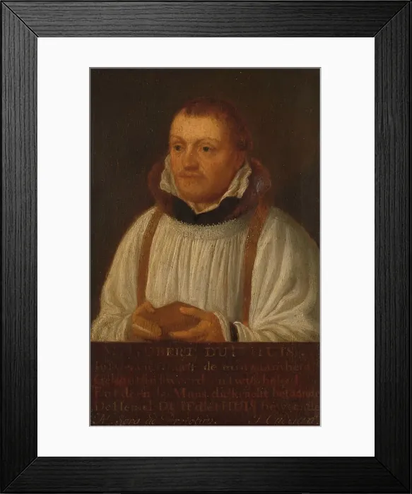 Framed Print : Portrait of Huybert Duyfhuys (c.1515-81), Pastor of the Church of St James, Utrecht, 1630-1670. Creator: Hendrik Martensz. Sorgh Framed Print : Portrait of Huybert Duyfhuys (c.1515-81), Pastor of the Church of St James, Utrecht, 1630-1670. Creator: Hendrik Martensz. Sorgh