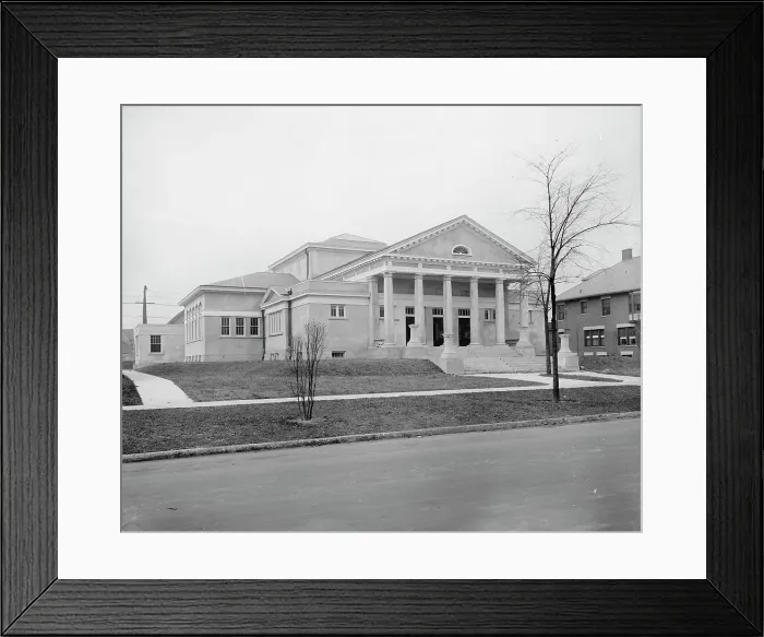 Framed Print : Christian Church, Detroit, Mich. between 1905 and 1915. Creator: Unknown Framed Print : Christian Church, Detroit, Mich. between 1905 and 1915. Creator: Unknown