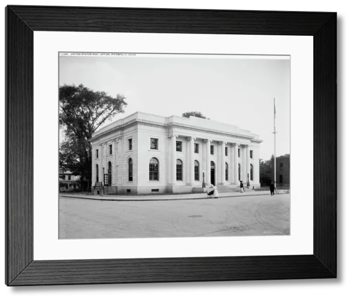 Framed Print : United States Post Office, Pittsfield, Mass. between 1910 and 1930. Creator: Unknown