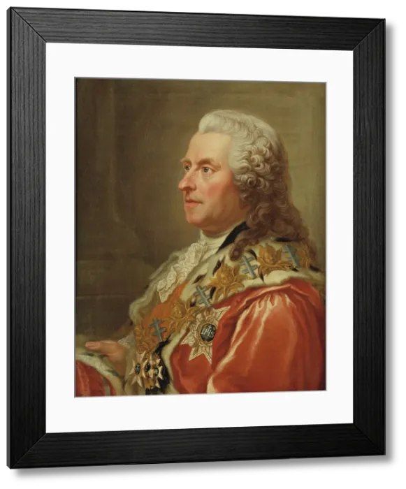 Framed Print : Carl Gustaf Tessin, 1695-1770, count, 1761. Creator: Jakob Bjorck Framed Print : Carl Gustaf Tessin, 1695-1770, count, 1761. Creator: Jakob Bjorck
