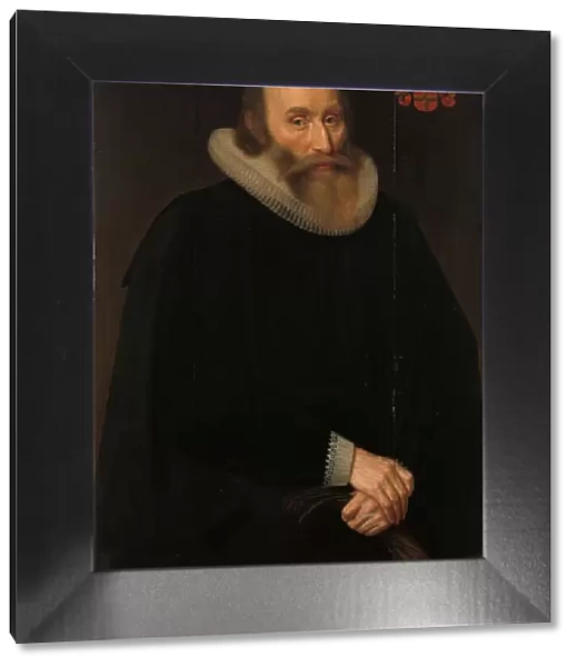 Portrait of Antonius Antonides van der Linden, Physician in Amsterdam, 1633. Creator: Hendrik Meerman