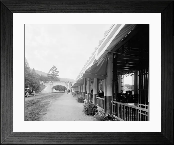 Framed Print : The Pergola Casino, Fort William Henry Hotel, Lake George, N.Y. c.(between 1900 and 1920). Creator: Unknown Framed Print : The Pergola Casino, Fort William Henry Hotel, Lake George, N.Y. c.(between 1900 and 1920). Creator: Unknown